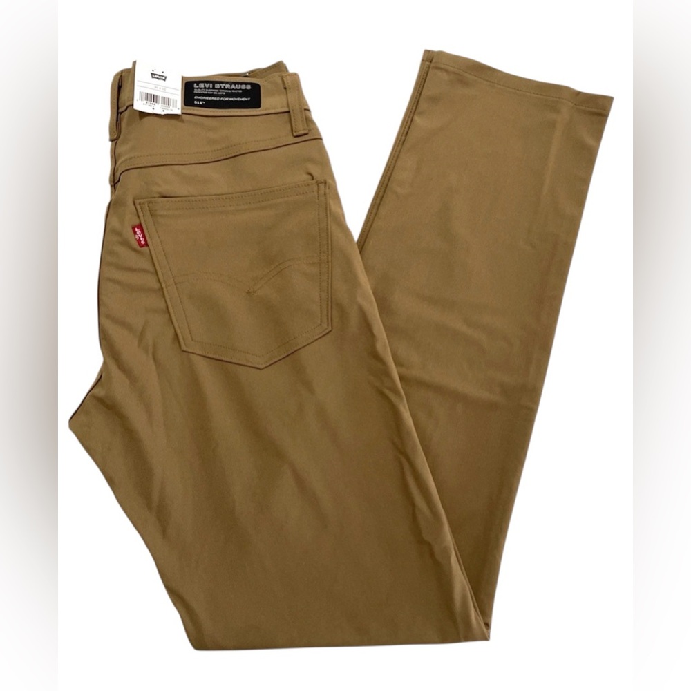 Levi's Men's 511 Slim Tech Pants Stretch 30X32 Tan NWT